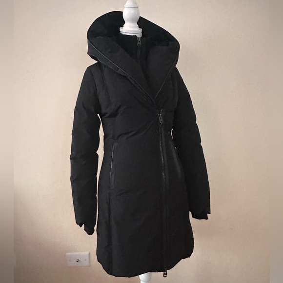 New Mackage Kay Asymmetric Hooded Down Coat - Picture 7 of 15